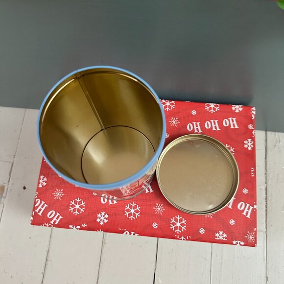 Vintage 90s M&Ms Santa Candy Tin Christmas Tin Cookie Tin Vintage Xmas M&Ms Tin - Picture 8 of 8